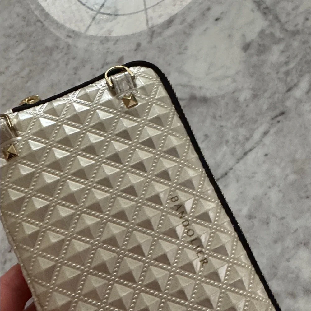 Set of Bandolier Sheila Pyramid Embossed Expanded Zip Pouch and iPhone case - Picture 4 of 6